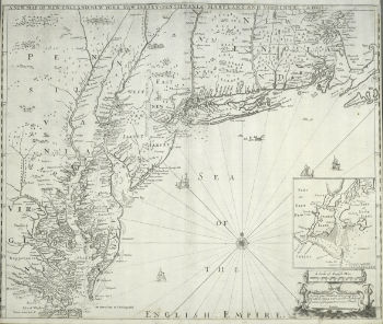 1715-1720 - New England, New York, New Iarsey, Pensilvania, Maryland and Virginia